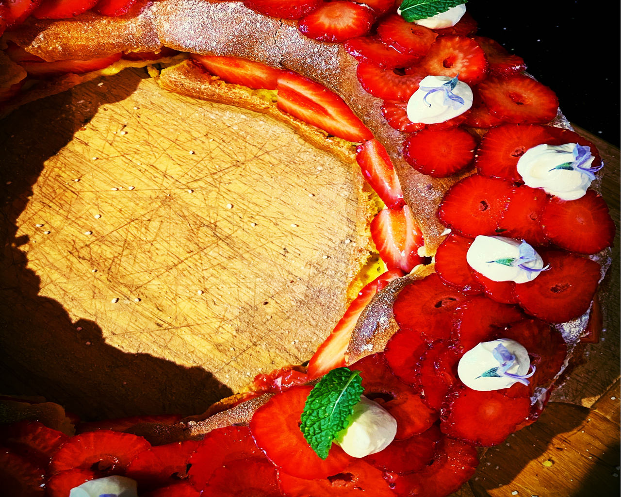 Paris brest à la fraise