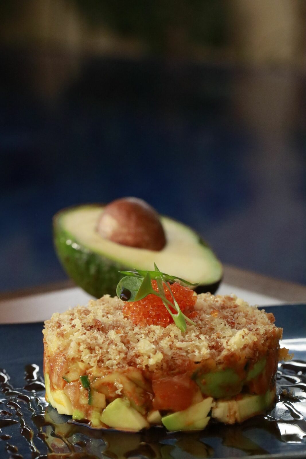 Tartare de saumon, avocat et citron vert